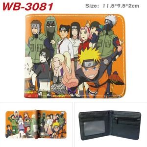 Classic Japanese Anime Naruto Characters One Size Leather Purse Orange Wallet